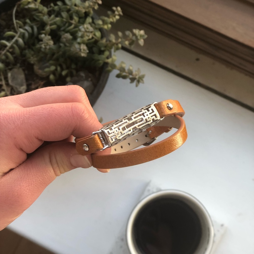 Fitbit Flex 2 Leather Wrap Around Fashion Bracelet